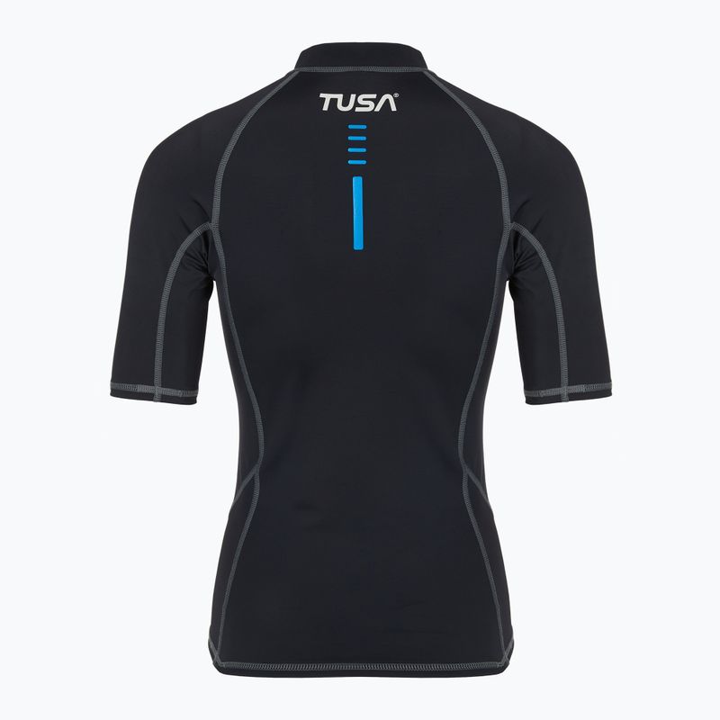Футболка для плавання жіноча TUSA Black rashguard 2