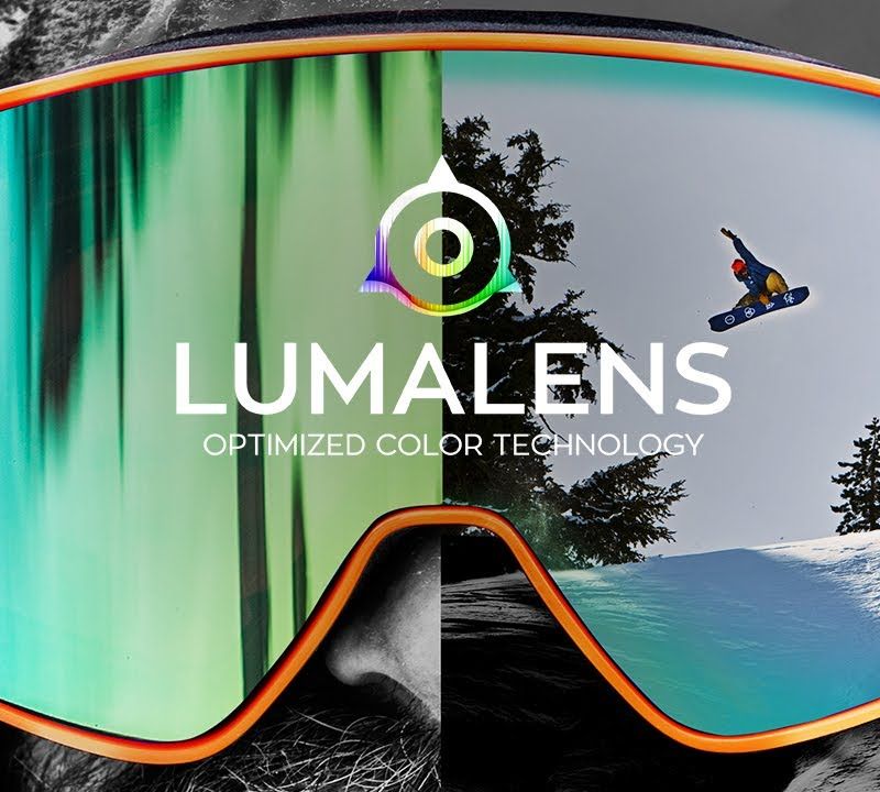 Маска лижна DRAGON D1 OTG split/lumalens green ion/lumalens amber 34798/6032333 12