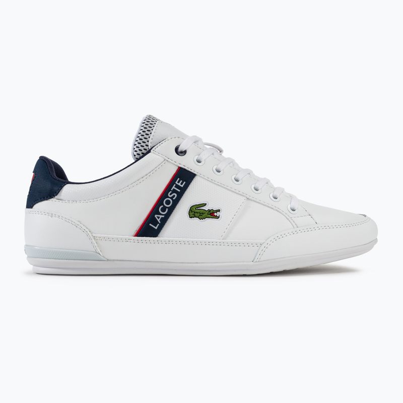Кросівки чоловічі Lacoste 40CMA0067 white/navy/red 2