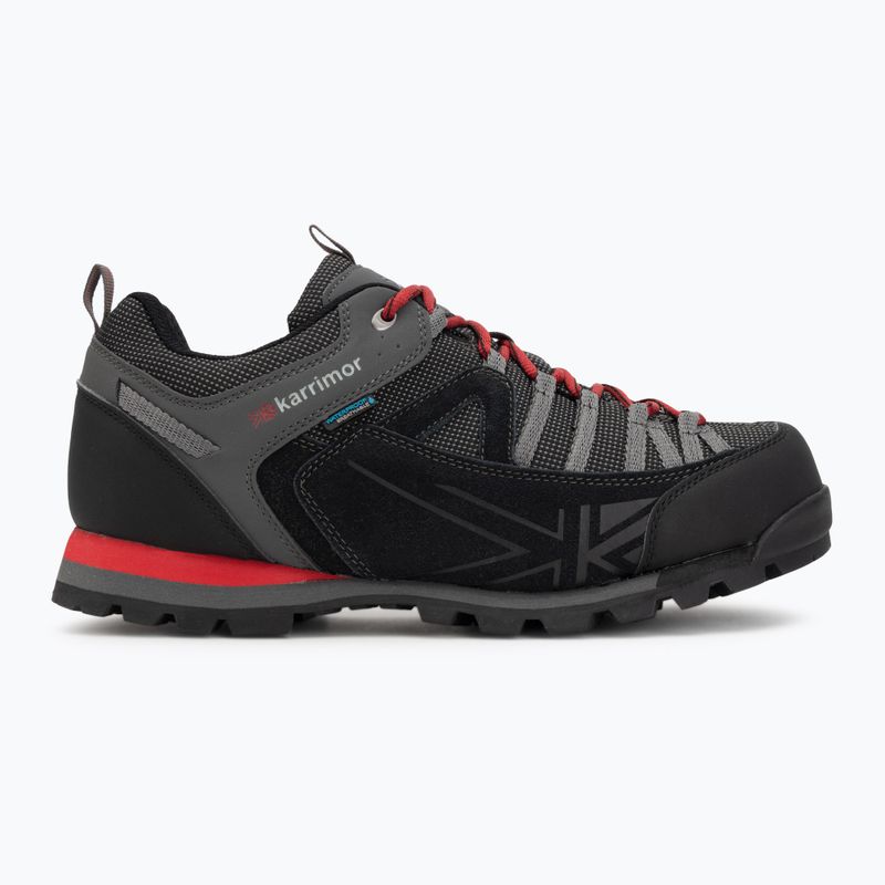 Черевики трекінгові чоловічі Karrimor Spike Low black/red 2