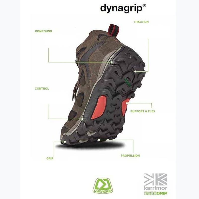 Черевики трекінгові чоловічі Karrimor Mendip 3 CH chocolate 7