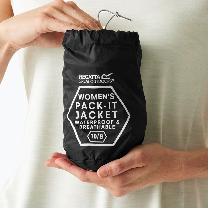 Жіноча водонепроникна куртка REGATTA Pack-It III black 6