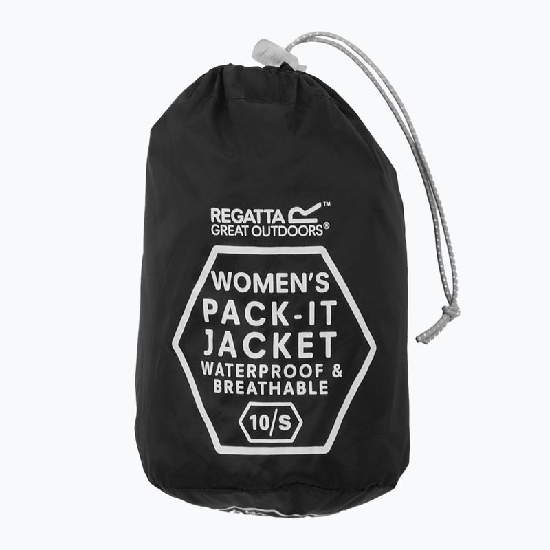 Жіноча водонепроникна куртка REGATTA Pack-It III black 12