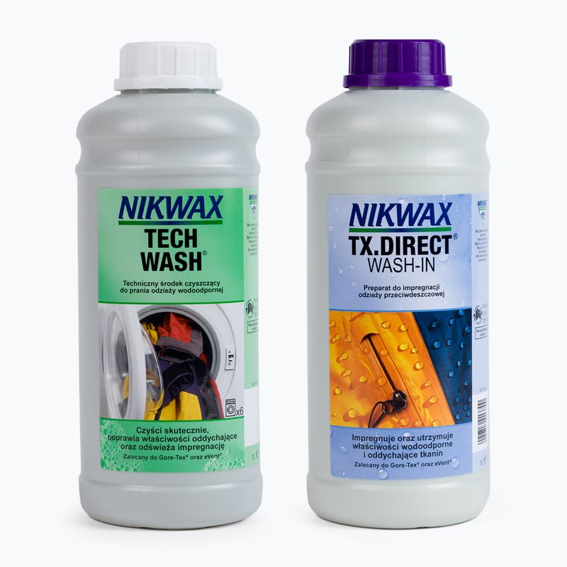 Набір засобів по догляду за одягом Nikwax Tech Wash + TX-Direct 2x1л 137