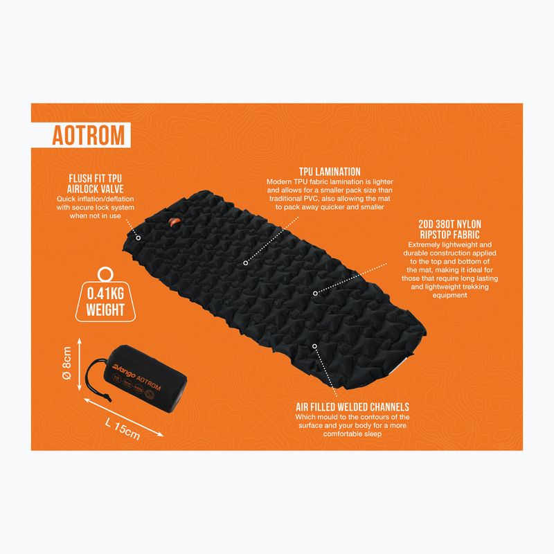Килимок надувний Vango Aotrom anthracite 4