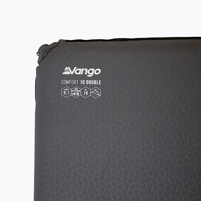 Двомісний самонадувний килимок Vango Comfort 10 тіньовий сірий 3
