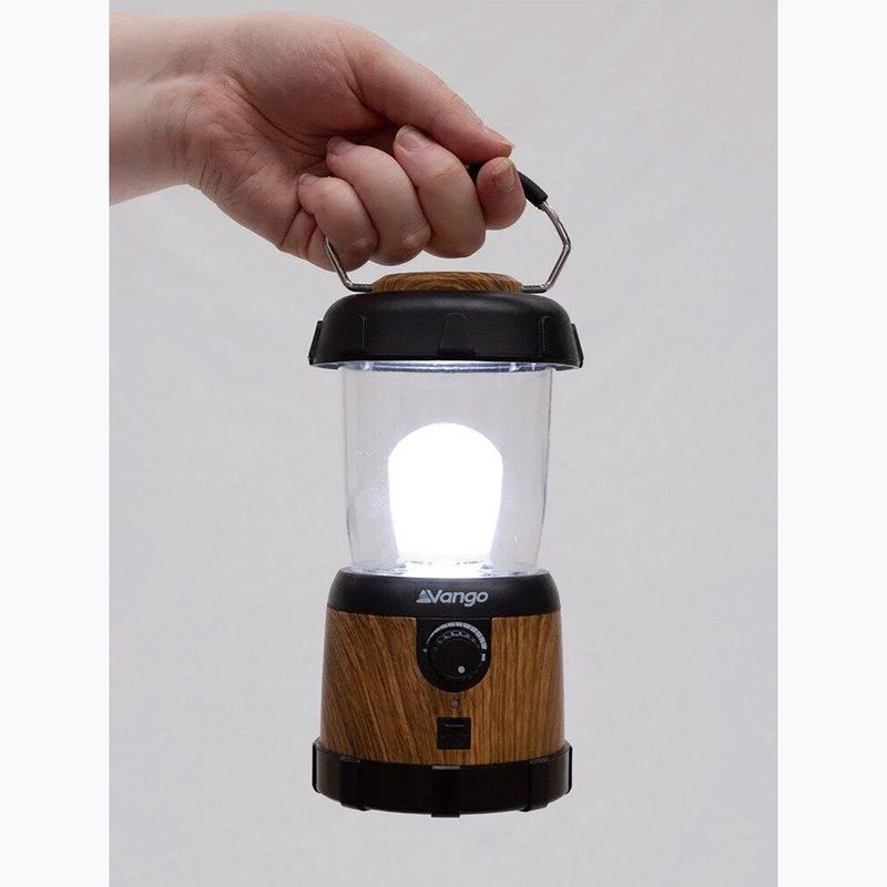 Кемпінгова лампа Vango Nova 200 Recharge wood 5