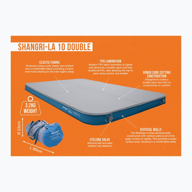 Килимок самонадувний Shangri-La II 10 Double cloud grey/sky blue 6