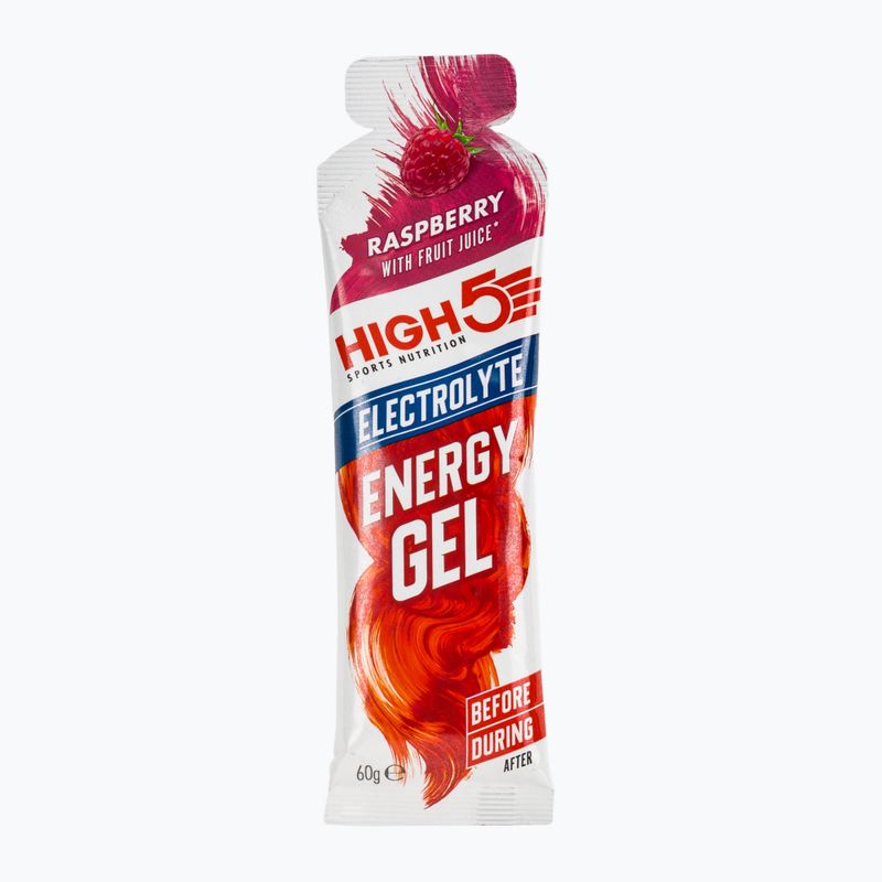 Енергетичний гель HIGH5 Energy Electrolyte 5 x 60 g raspberry