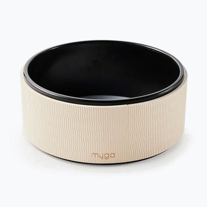Обруч для йоги Myga Mandala beige 4