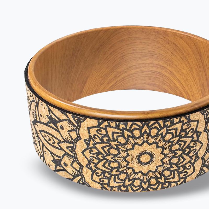 Обруч для йоги Myga Brown mandala 2