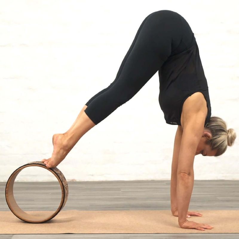 Обруч для йоги Myga Brown mandala 8