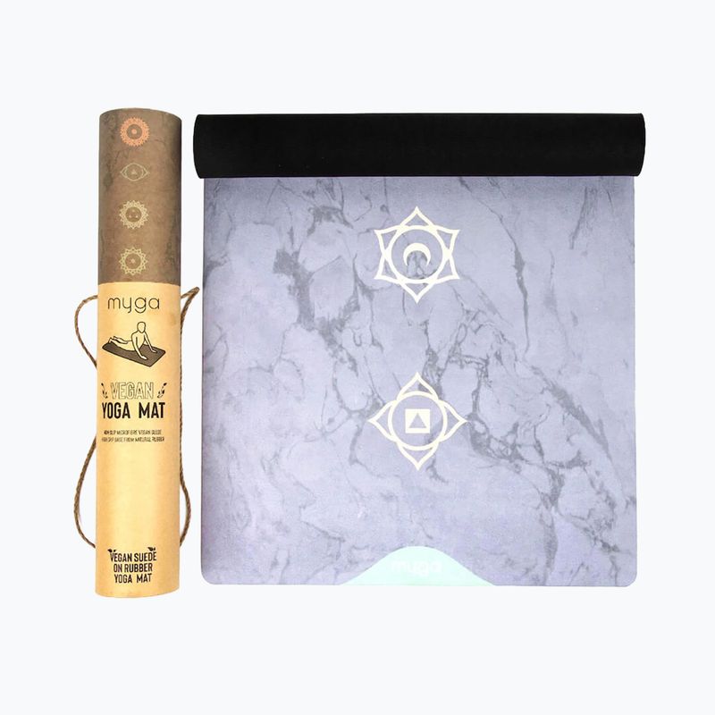 Килимок для йоги Myga Chakra Luxurious purple 2