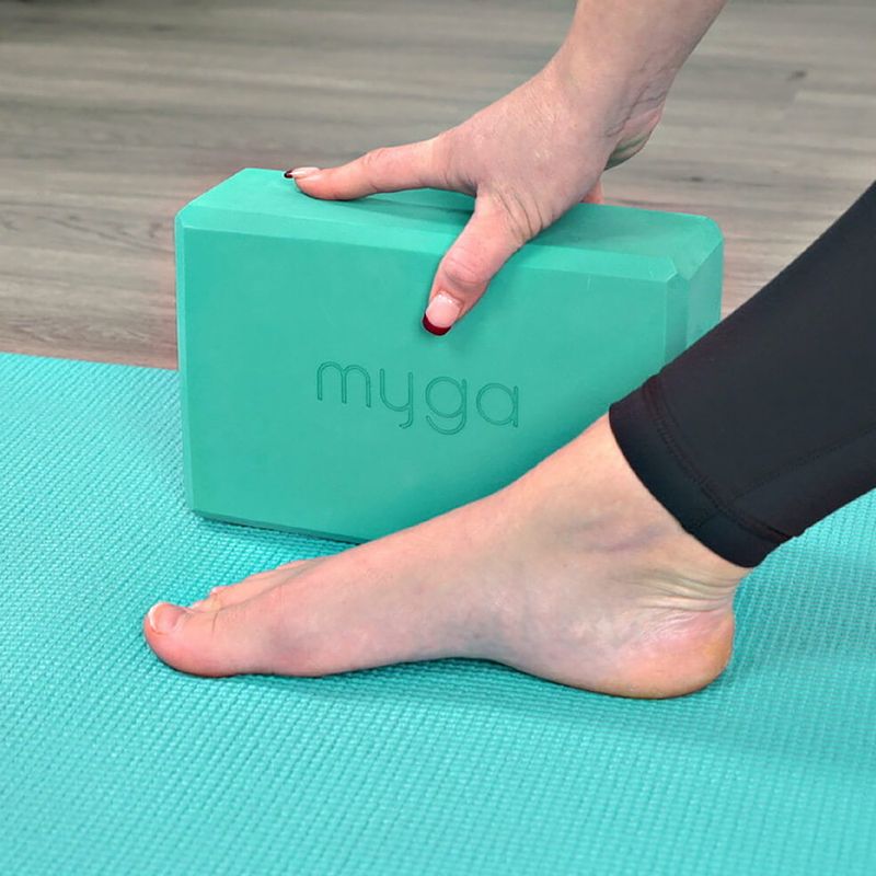 Блок для йоги Myga Foam Block turquoise 5