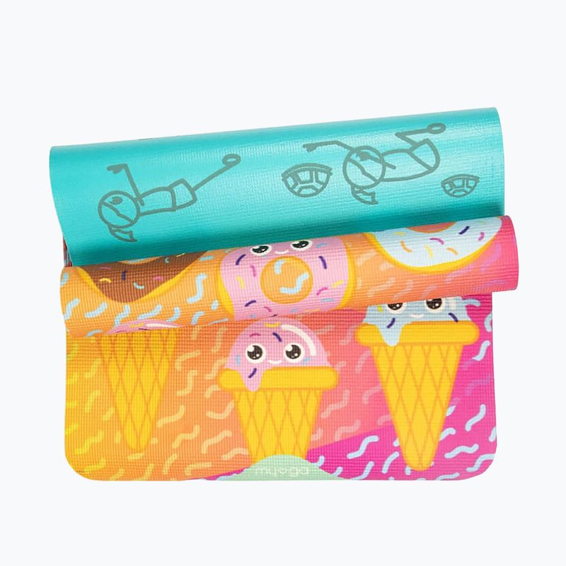 Килимок для йоги дитячий Myga Sweet Tooth yellow 3