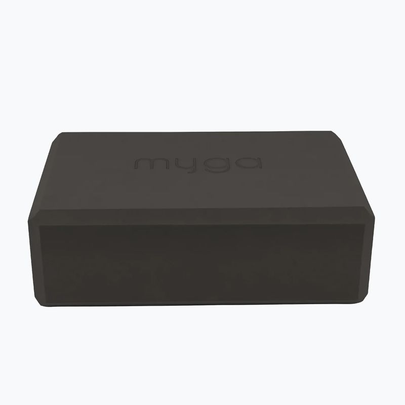 Блок для йоги Myga Foam Block do jogi black 2