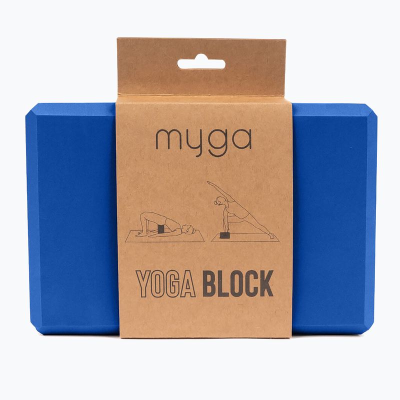 Блок для йоги Myga Foam Block do jogi navy 2