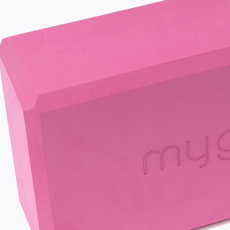Блок для йоги Myga Foam Block pink 2