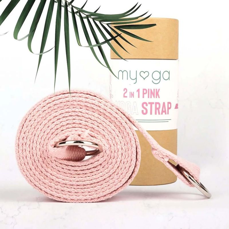 Ремінь для йоги Myga 2 in 1 RY1133 pink 8