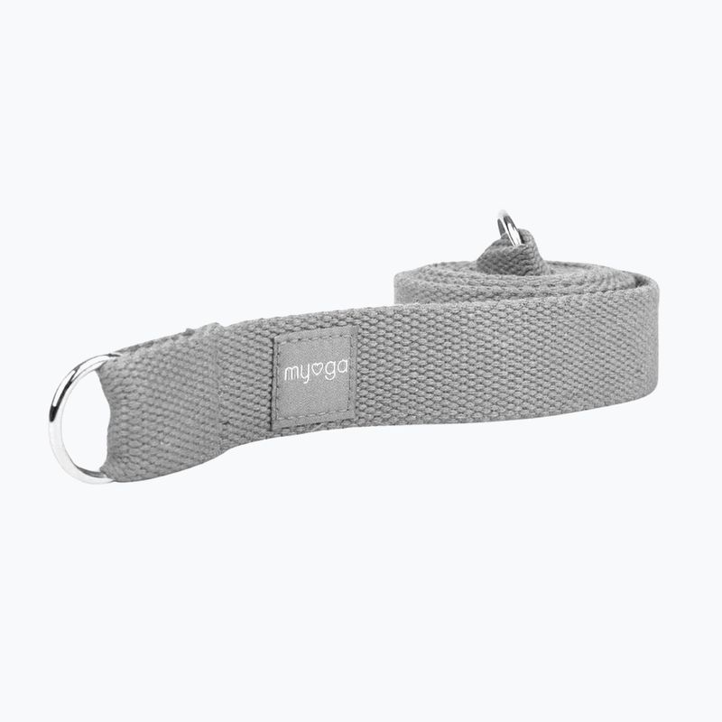 Ремінь для йоги Myga 2 in 1 grey 4