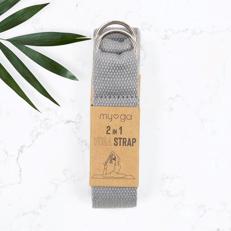 Ремінь для йоги Myga 2 in 1 grey 6