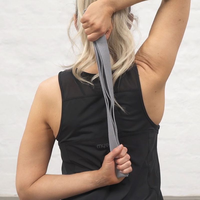 Ремінь для йоги Myga 2 in 1 grey 13
