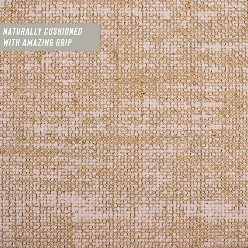 Килимок для йоги Myga Jute 5 mm beige 7