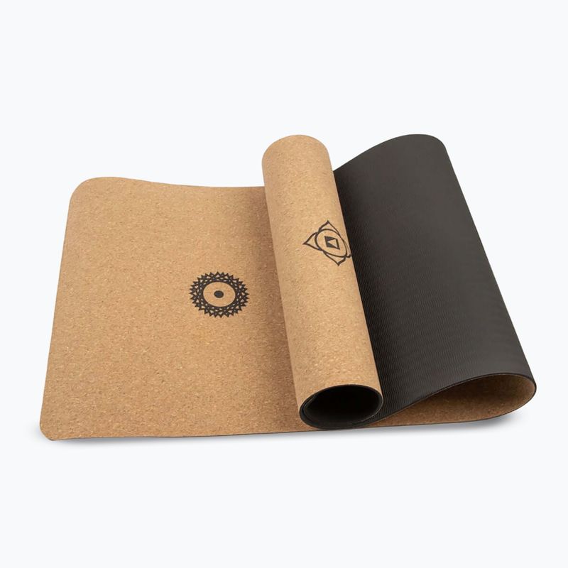Килимок для йоги Myga Chakra XL 6 mm brown 3