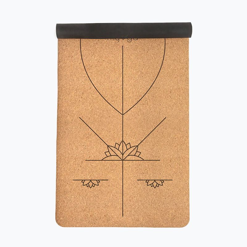 Килимок для йоги Myga Alignment XL 6 mm brown 7