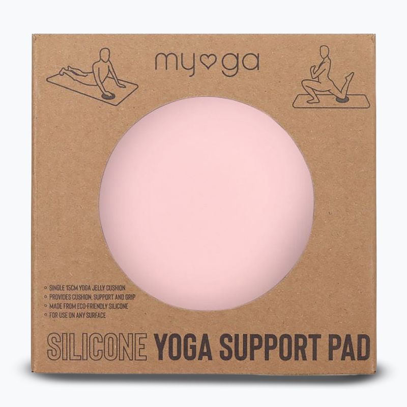 Гелева підкладка для йоги Myga Support Pad pink 10
