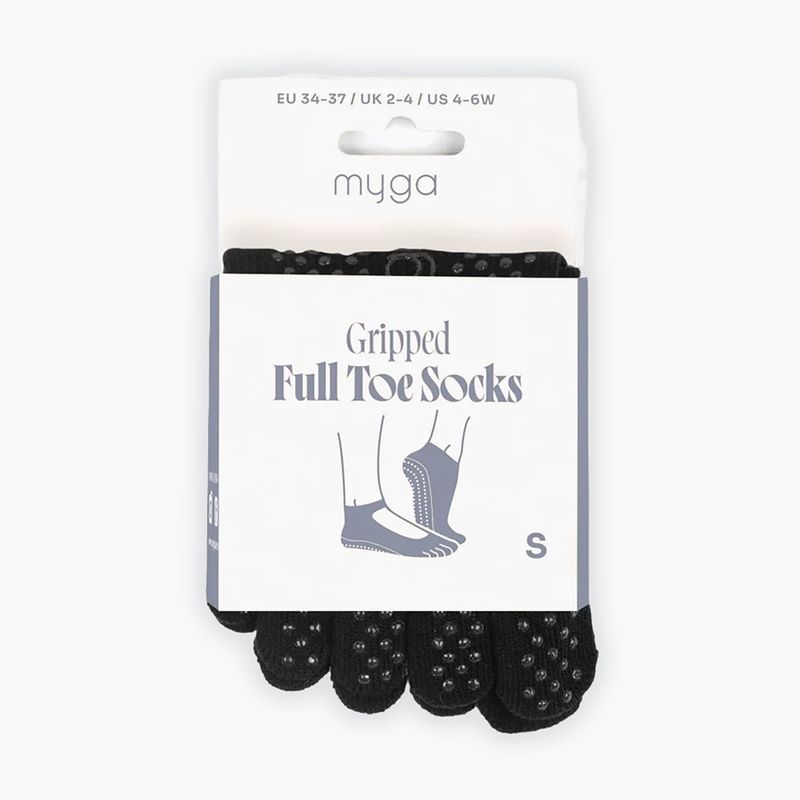 Шкарпетки Myga Toe black 4