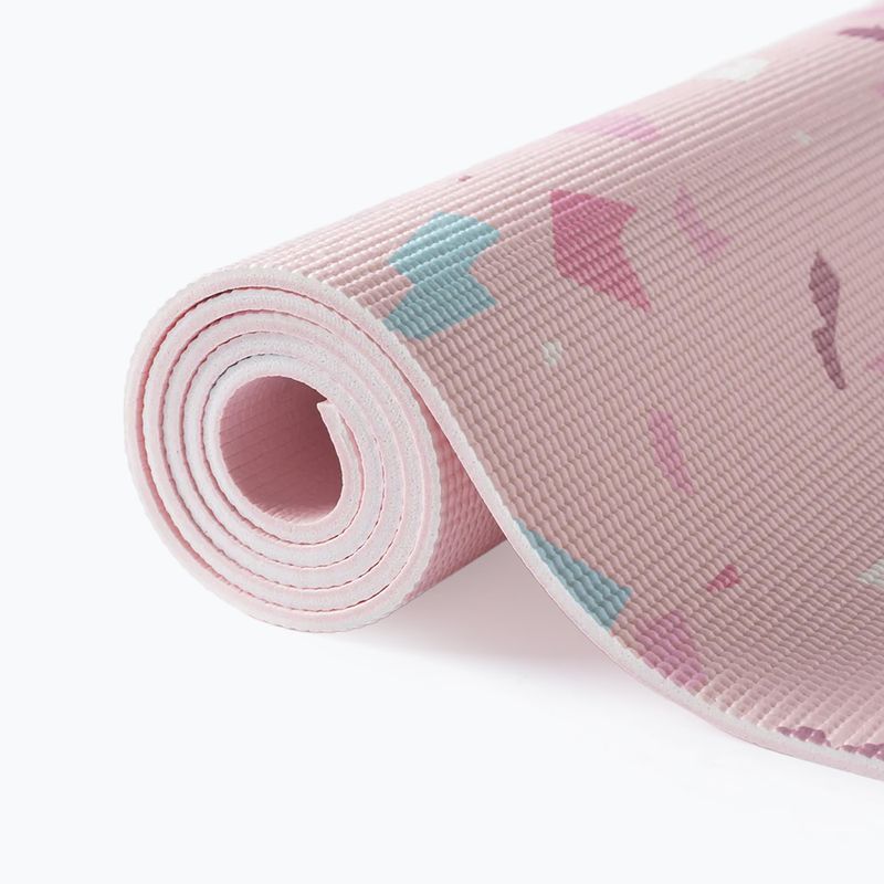 Набір для йоги Myga Terrazzo Yoga Set mat + block + strap purple 14