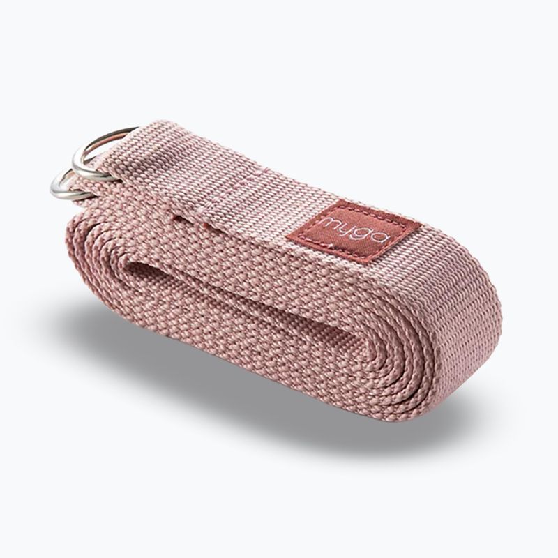 Набір для йоги Myga Terrazzo Yoga Set mat + block + strap purple 16