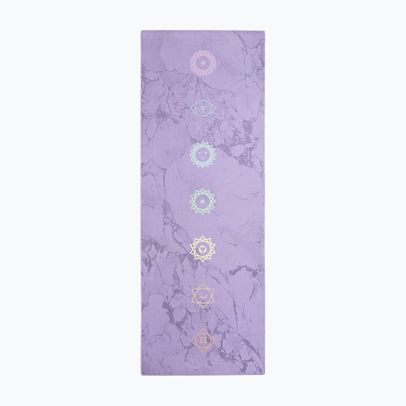 Набір для йоги Myga Chakra Yoga Set mat + block + purple strap 4