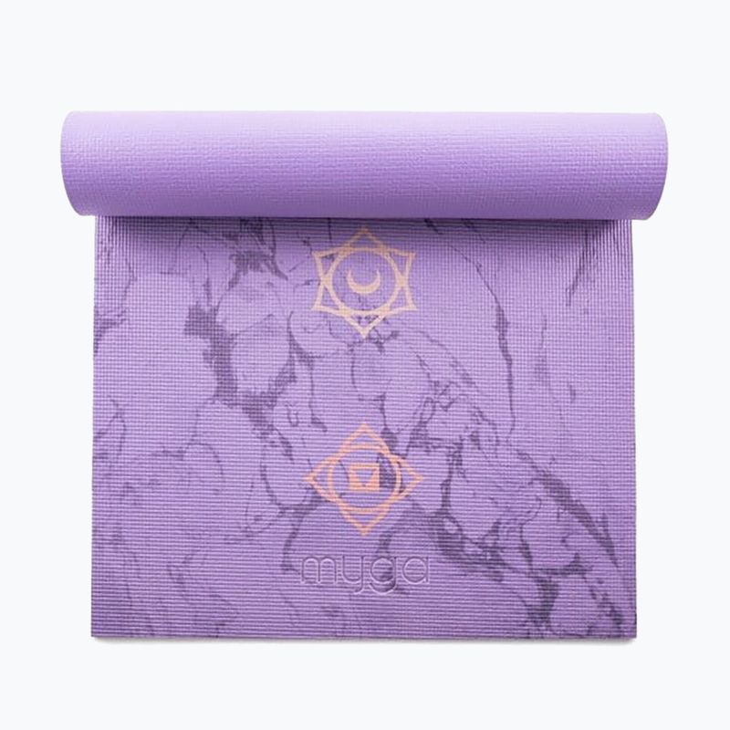 Килимок для йоги Myga Chakra 6 mm purple 3