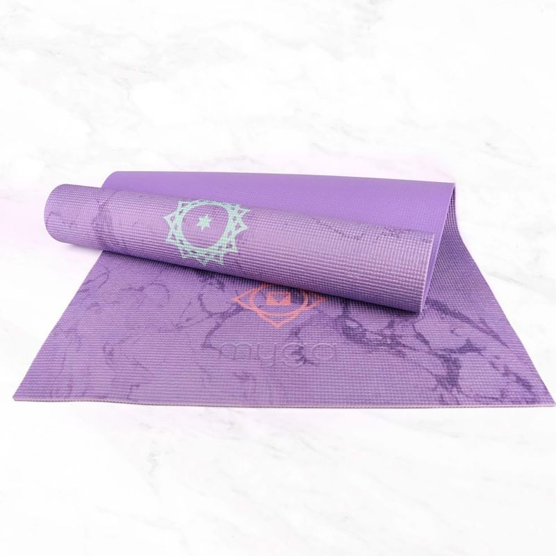 Килимок для йоги Myga Chakra 6 mm purple 11