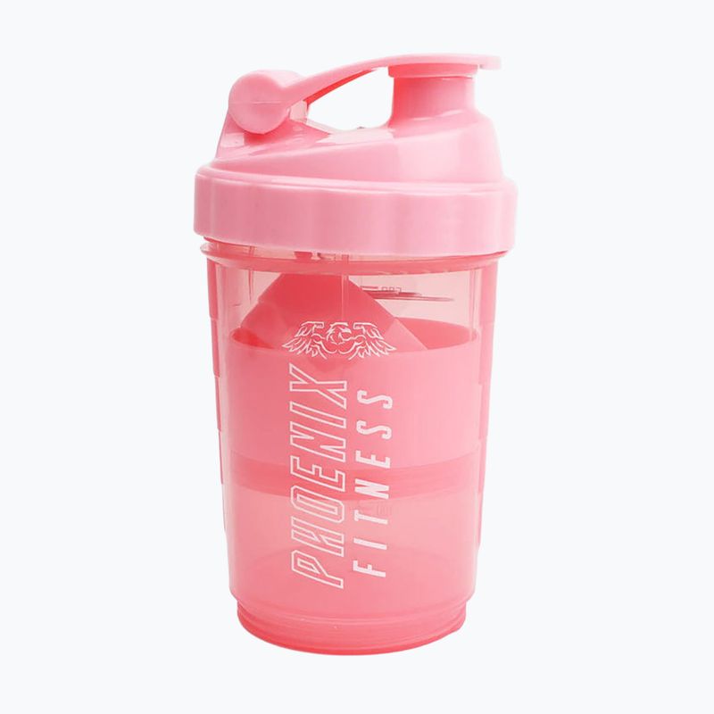 Шейкер Phoenix Fitness with container 500 ml pink 2