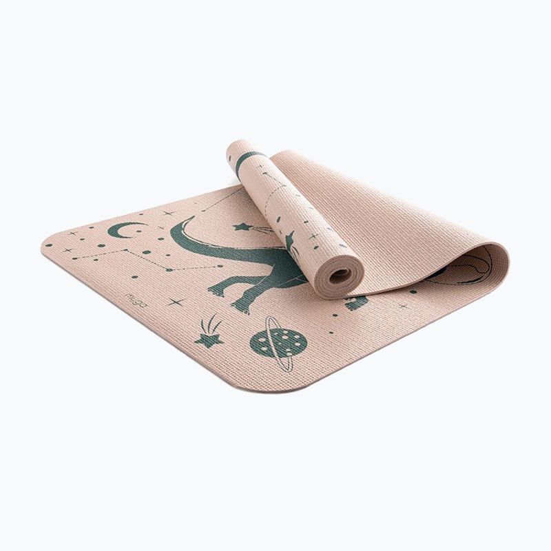 Килимок для йоги Myga Dino 3 mm beige 8