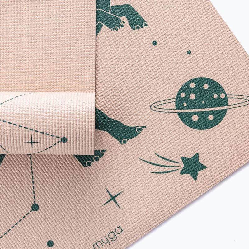 Килимок для йоги Myga Dino 3 mm beige 9
