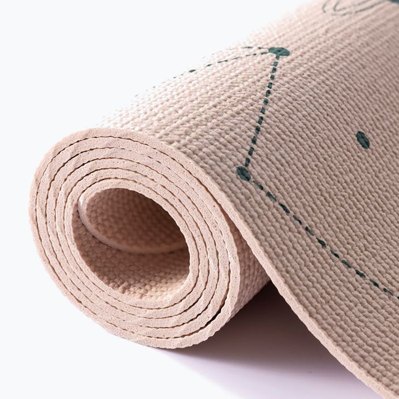 Килимок для йоги Myga Dino 3 mm beige 10