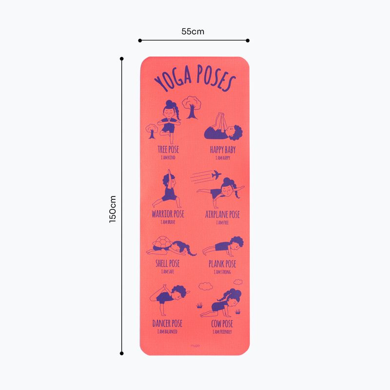 Килимок для йоги Myga Pose 3 mm red 8