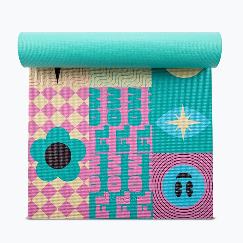 Набір для йоги Myga Spirit Yoga Set mat + block + turquoise strap 17