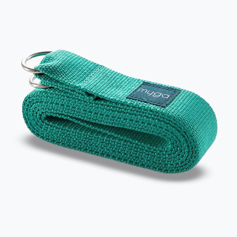 Набір для йоги Myga Spirit Yoga Set mat + block + turquoise strap 20