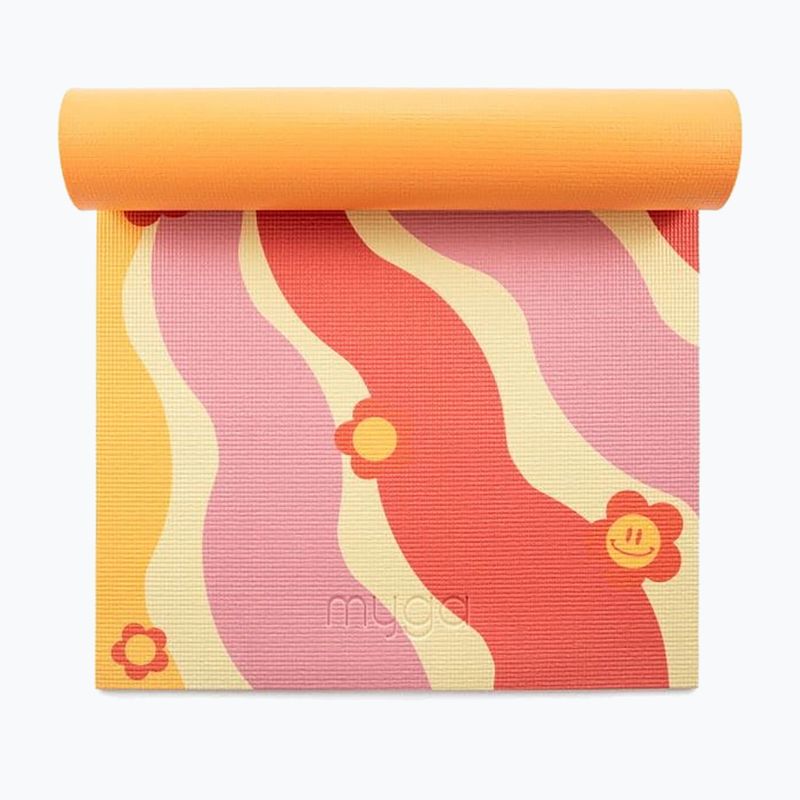 Килимок для йоги Myga Groovy yellow 2