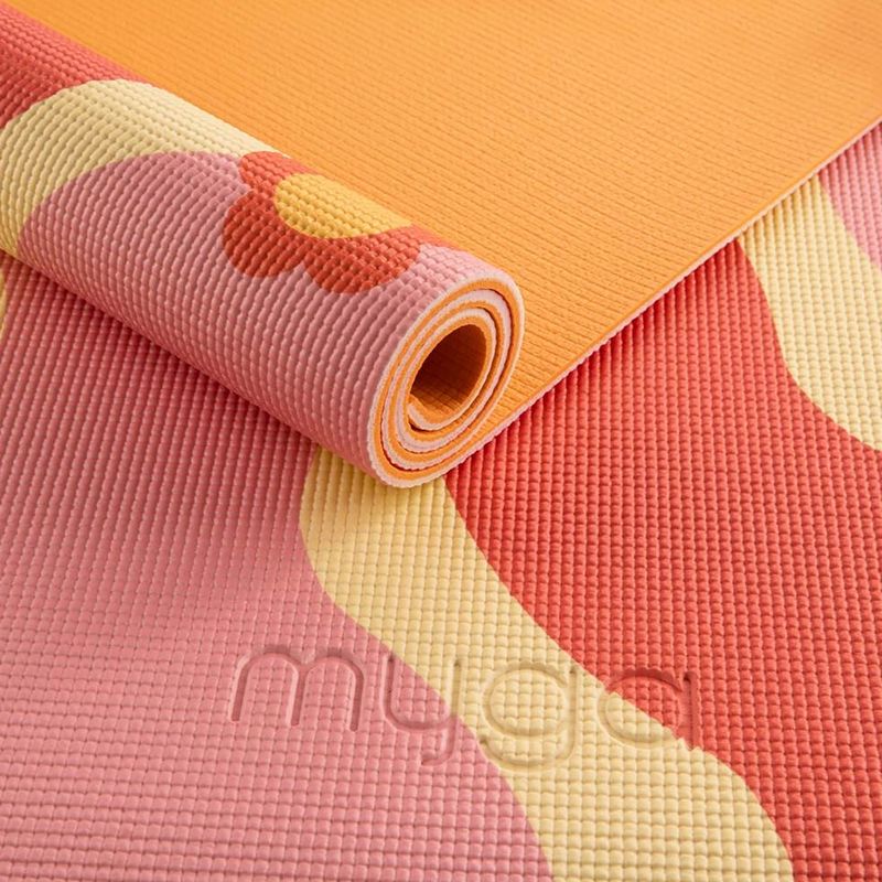 Килимок для йоги Myga Groovy yellow 4