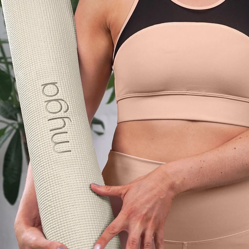 Килимок для йоги Myga Entry Level 4 mm ecru 3