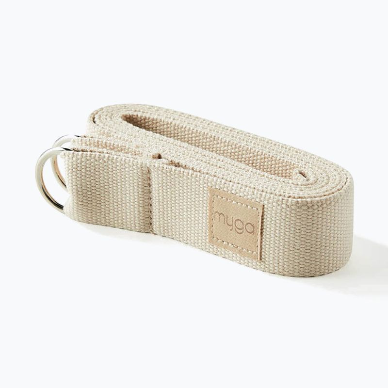 Ремінь для йоги Myga 2 in 1 beige 2