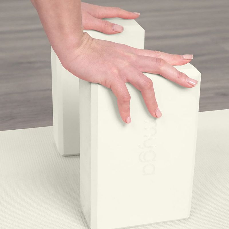 Блок для йоги Myga Foam Block beige 4