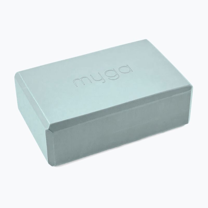 Блок для йоги Myga Foam Block блакитний 2