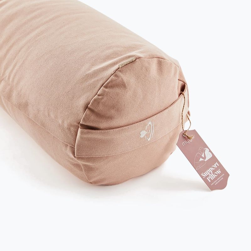 Валик для йоги Myga pink 2